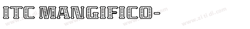 ITC MANGIFICO字体转换